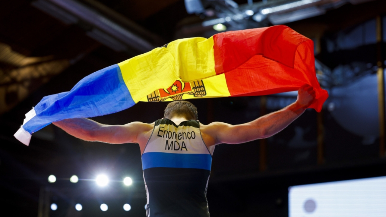 Sportivul moldovean Vitalie Eriomenco a devenit campion european la lupte greco-romane