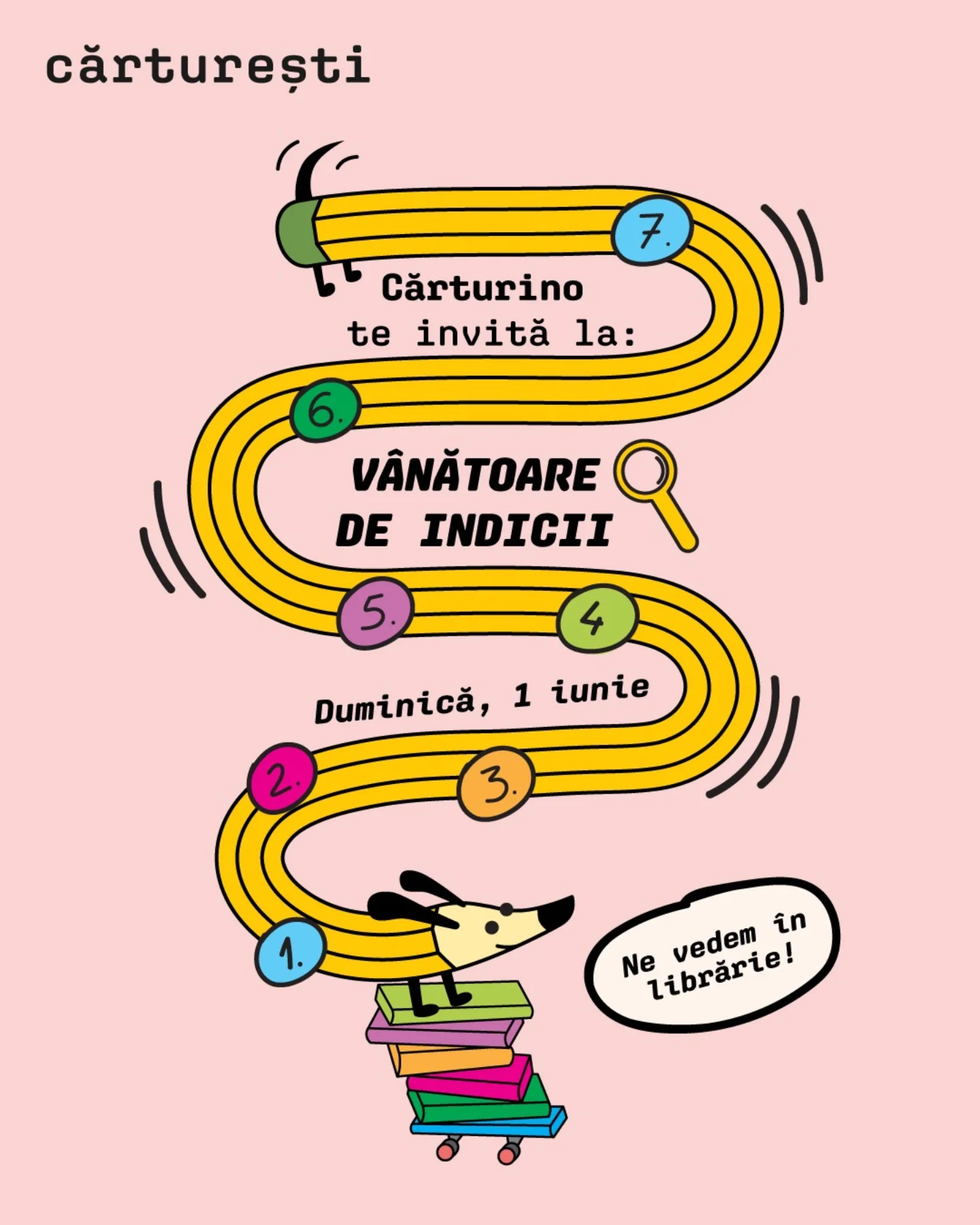 Cărturești: vânătoarea <br>de indicii