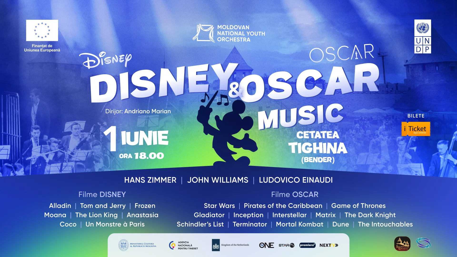Muzică Disney la Cetatea Tighina