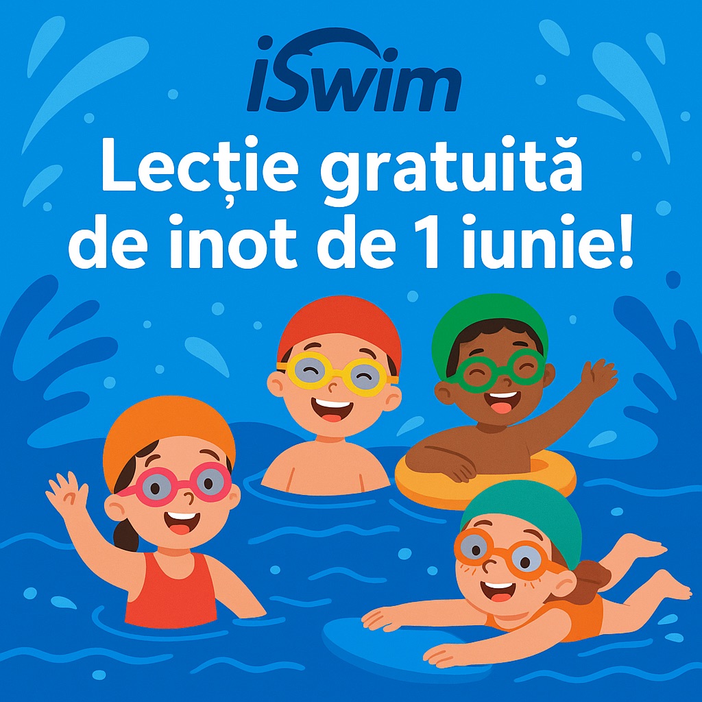 Lecție gratuită de înot pentru copii