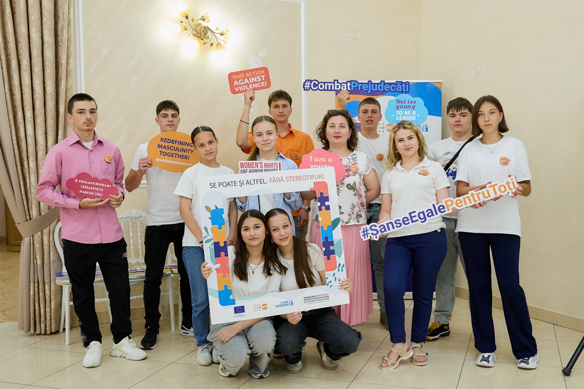 Respect și oportunități egale: Mesajele concursului „Acționează pentru egalitatea de gen”, organizat la Căușeni