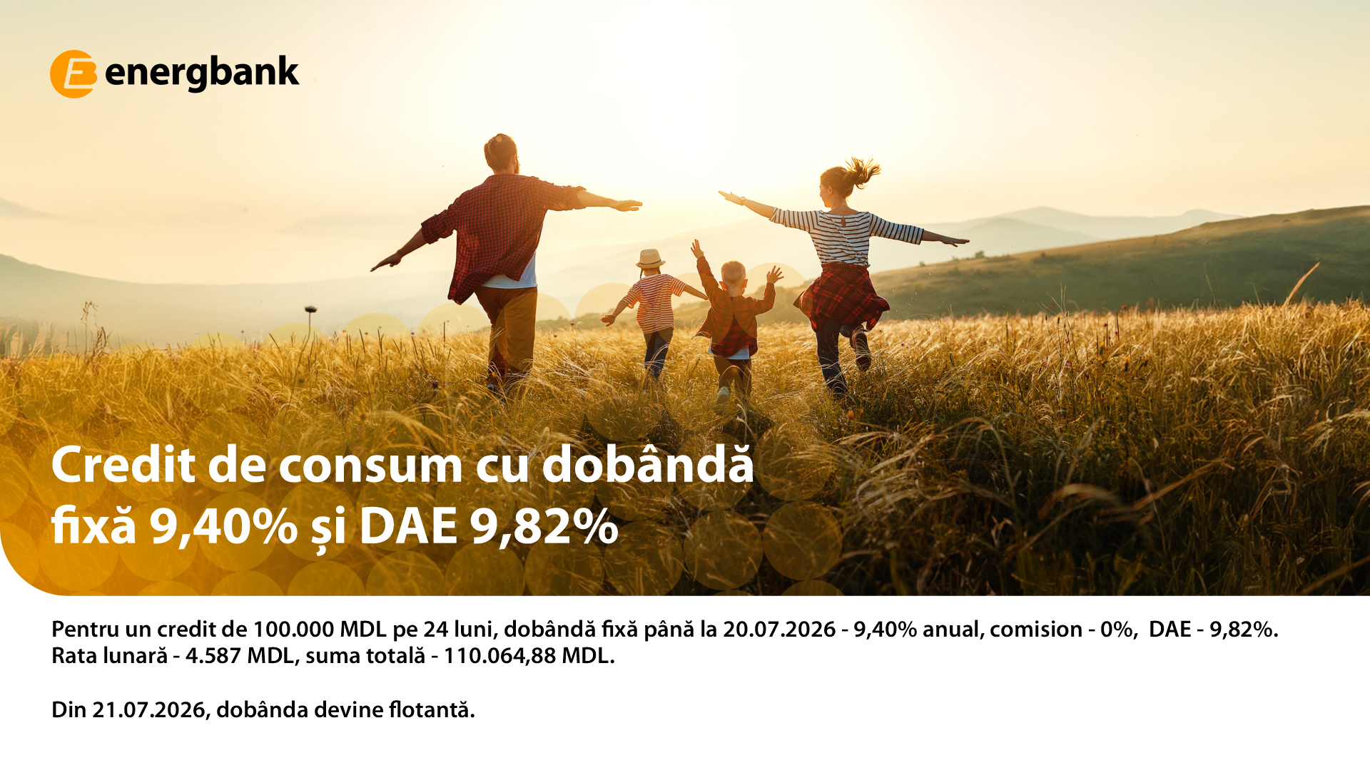 Energbank susține ideile tale. De la cele mici la cele mari
