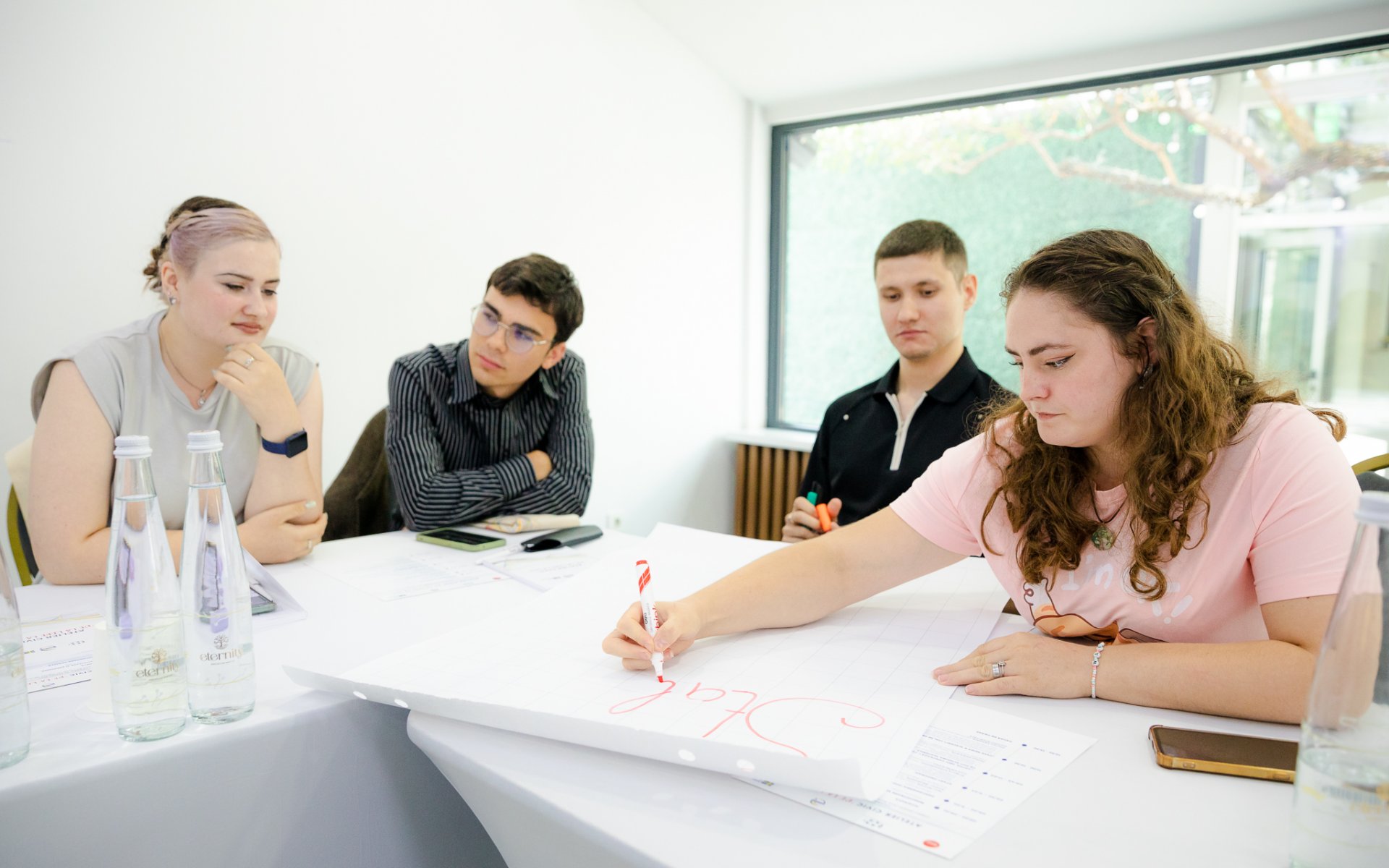 tineri lucru în echipă oportunități training