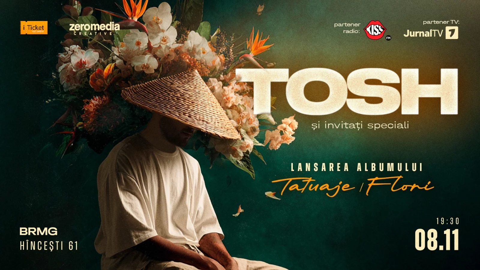 Tosh – Lansarea albumului „Tatuaje/Flori”