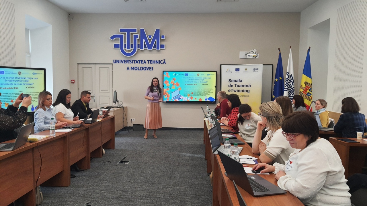 Cadrele didactice din Republica Moldova, reunite la Școala de Toamnă eTwinning 2025 pentru dezvoltare digitală și profesională