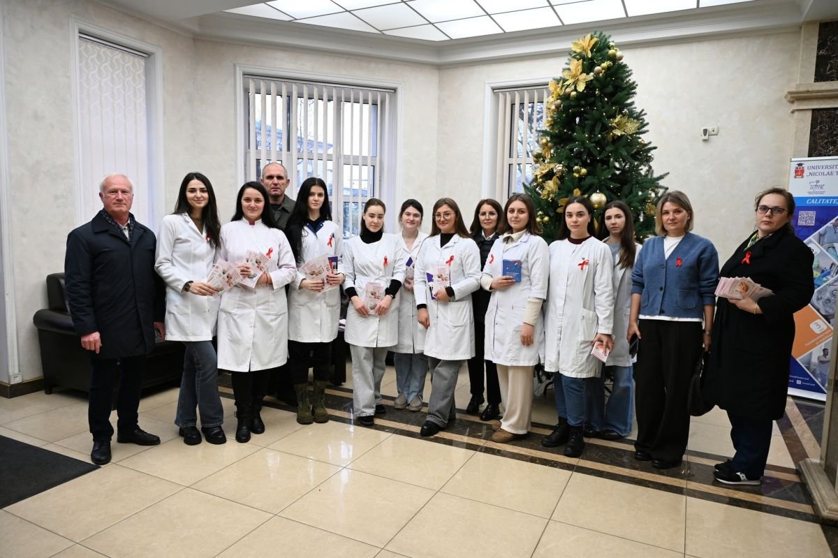 USMF „Nicolae Testemițanu” consemnează Ziua Mondială de Luptă împotriva HIV/SIDA printr-o amplă acțiune de informare