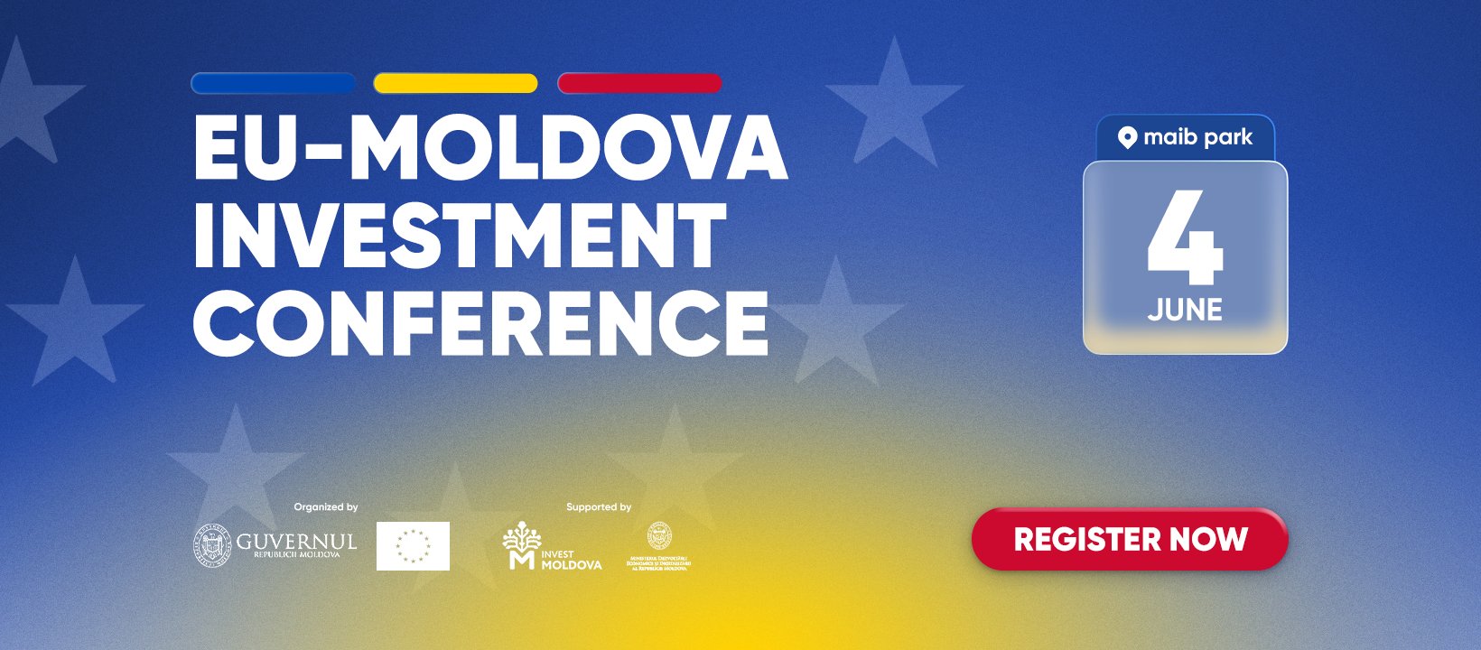 Chișinău va găzdui, pe 4 iunie 2026, EU-Moldova Investment Conference, un eveniment de nivel înalt dedicat investițiilor