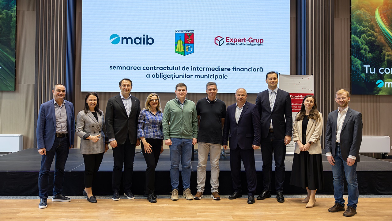 Maib intermediază financiar cea de-a treia emisiune de obligațiuni municipale a Primăriei Ceadâr-Lunga, în valoare de 8 milioane de lei